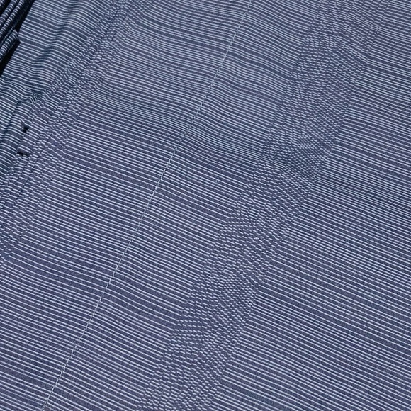 Calvin Klein Bamboo Flower Rhythmic Stripe Hyacinth Pair of Standard Pillowcases - Picture 6 of 7